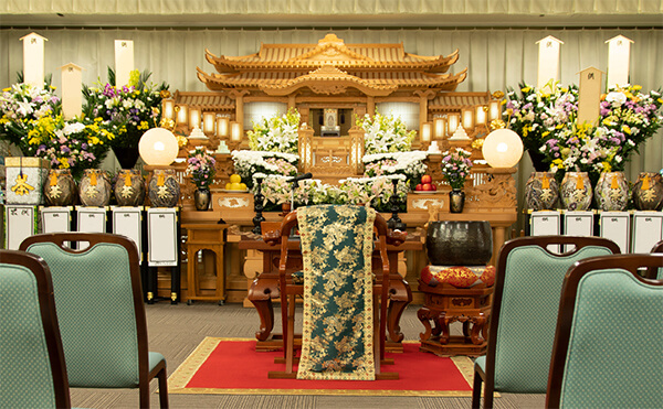 JA葬祭会館ごくよう高田店の式場の写真