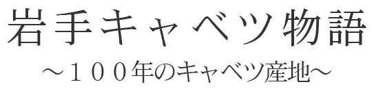 100年のキャベツ産地・いわて