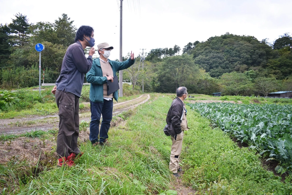 グローバルＧＡＰ団体認証審査の様子写真