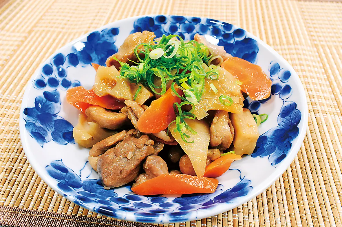 鶏もも肉とレンコンの甘酢煮