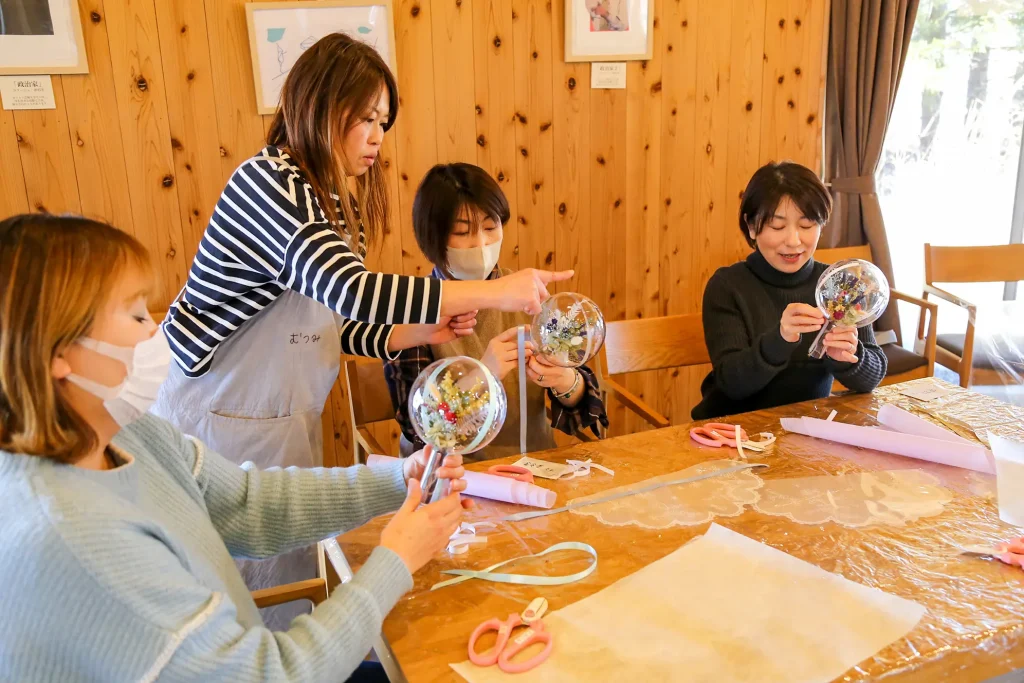 ちゃっとのーむ花の会開催の様子写真