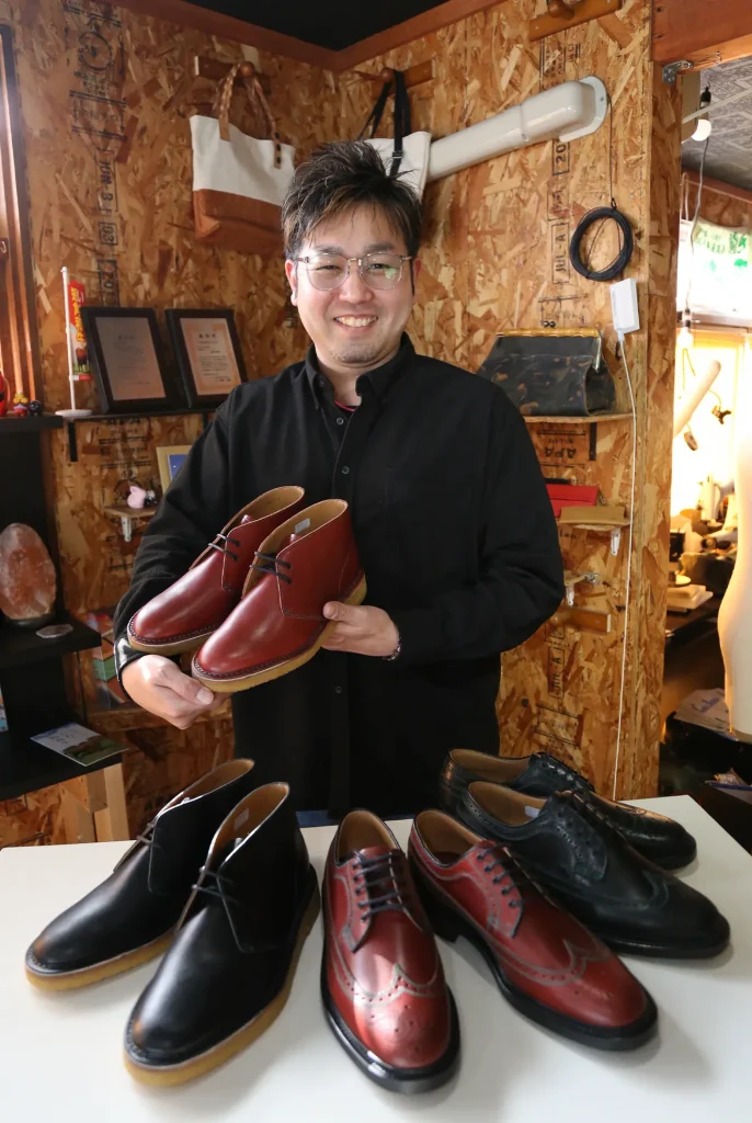 岩手革の代表の中村俊行さん