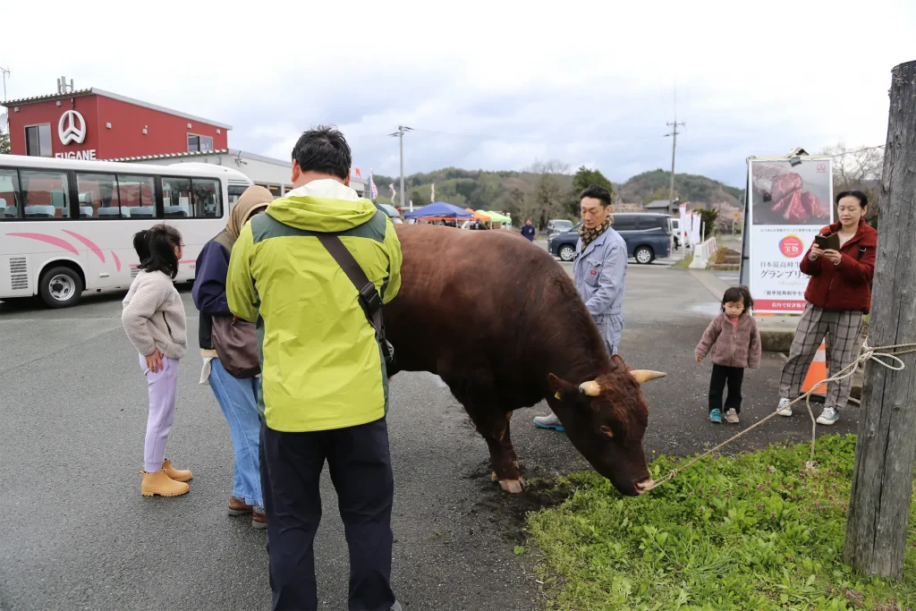 岩手短角牛ヌーヴォのイベントのようす