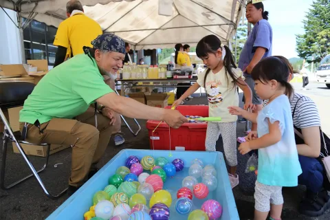 地域組合員とのふれあう　<br>安代地区組合員まつり