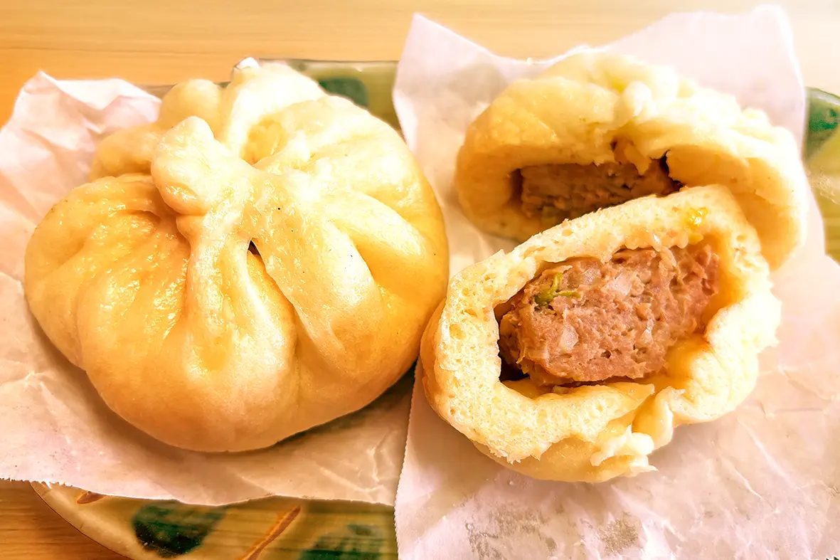 彩り野菜入り肉まん