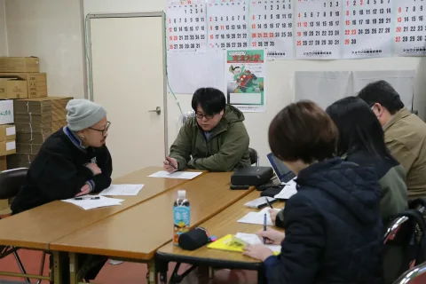 野菜生産者と個別営農相談　<br>営農計画など相談