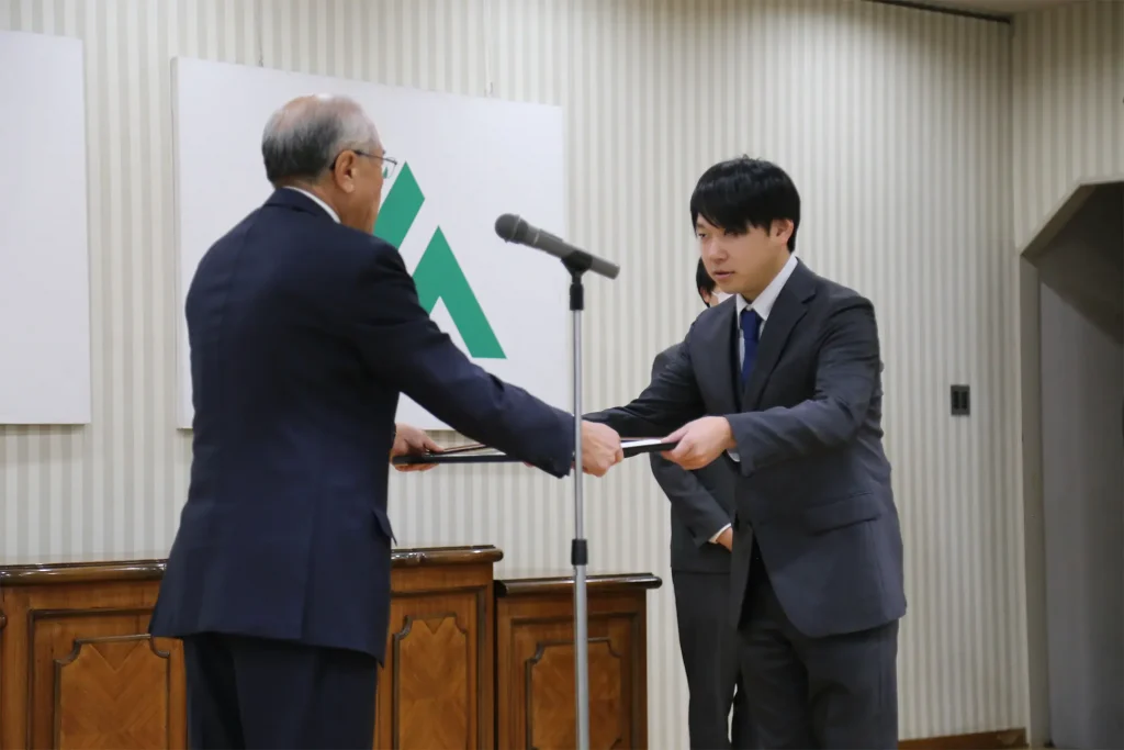 営農指導員研究発表会のようす