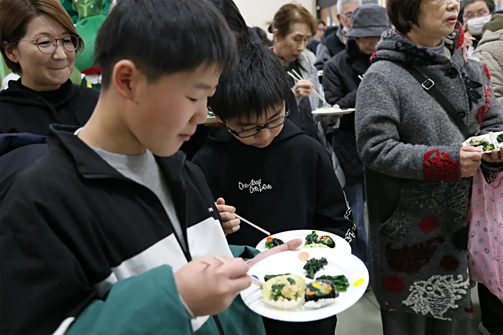 寒じめほうれんそうフェスティバル２０２６のようす