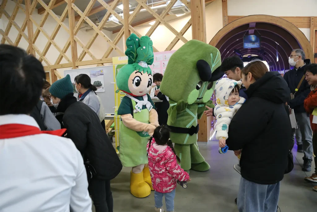 寒じめほうれんそうフェスティバル２０２６のようす