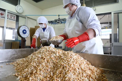 手作りみそ受託加工始まる　<br>玉山特産物加工センター