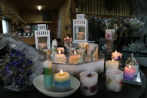 東日本大震災１５年　<br>キャンドル灯し風化を防ぐ