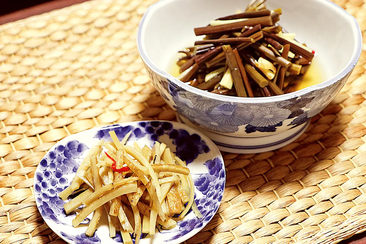 ごぼうのしょうゆ漬け