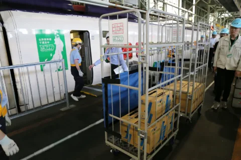 首都圏で朝採れ野菜を販売　<br>荷物専用新幹線「はこビュン」で出荷